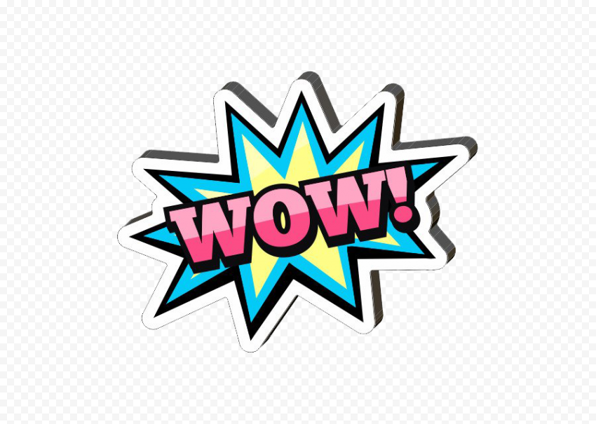 Comic WOW PNG File