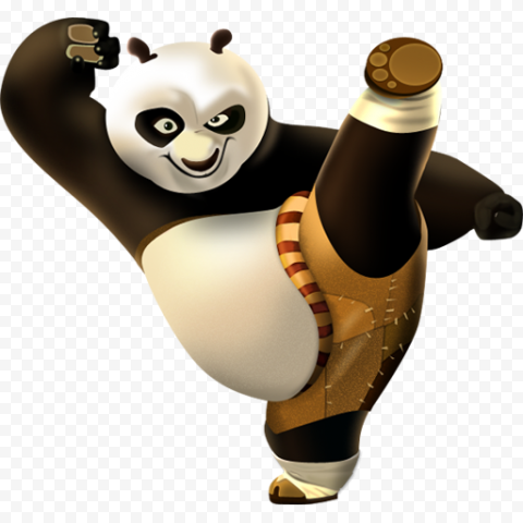 Kung Fu Panda PNG Transparent Background