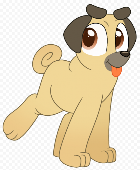 Dog Pug Vector PNG