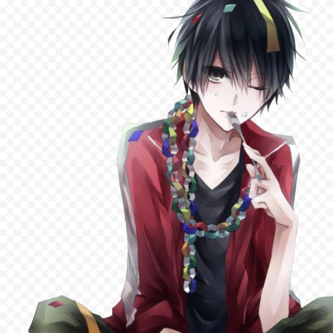 character Anime Boy PNG HD
