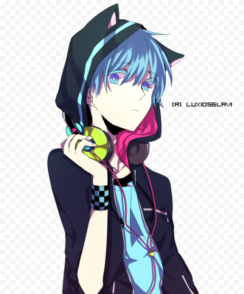 character Anime Boy Transparent Background