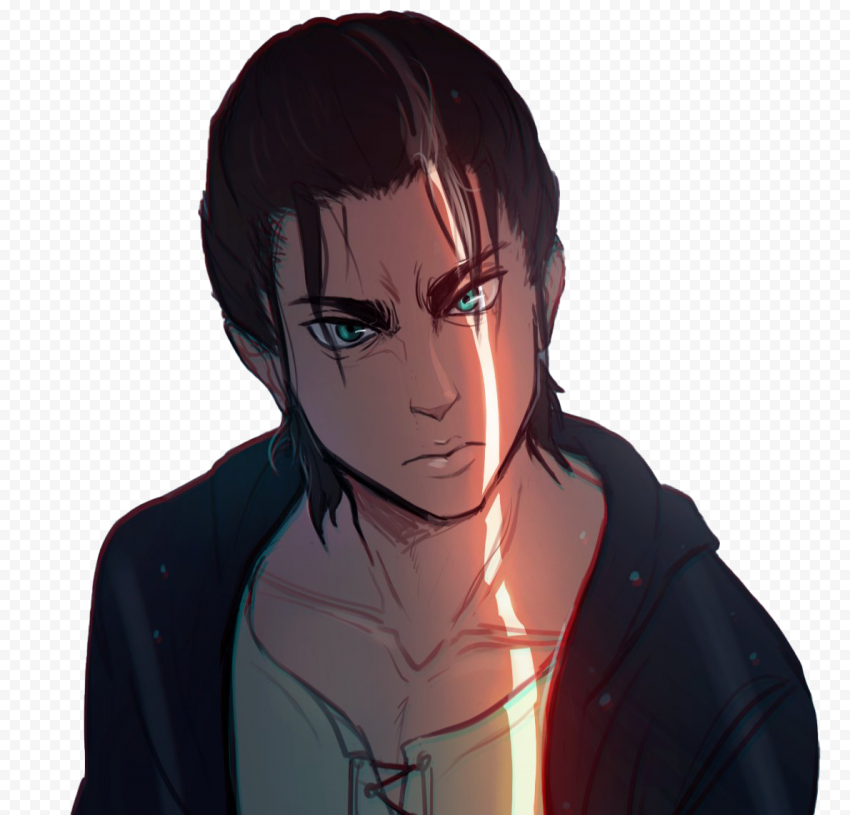 character Eren Yeager PNG Transparent Image