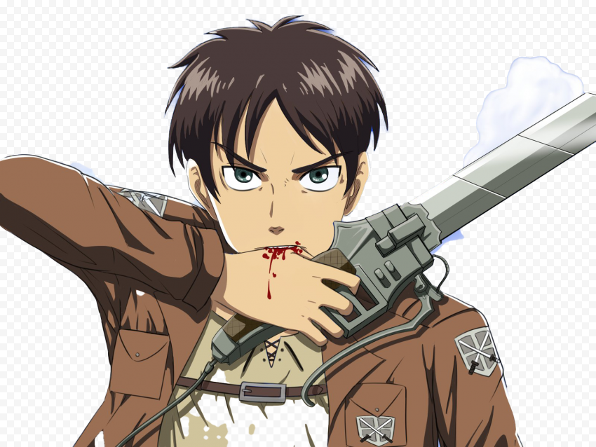 character Eren Jaeger PNG Picture