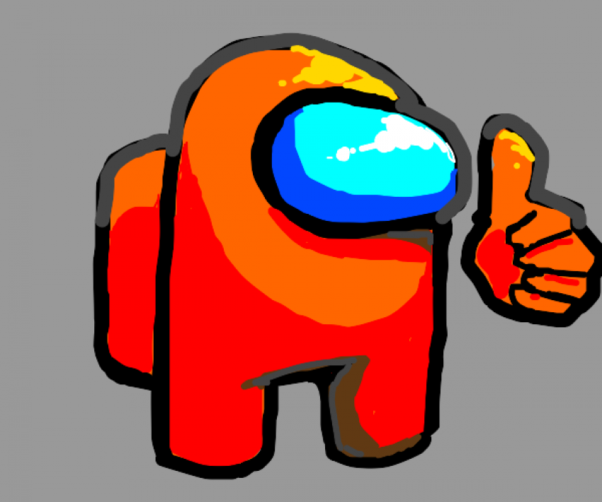 Among us character 