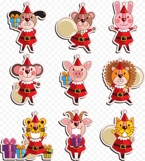 recreation animal figure line for christmas