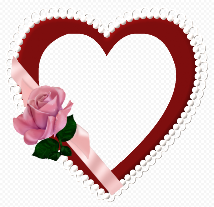 frame heart png for free