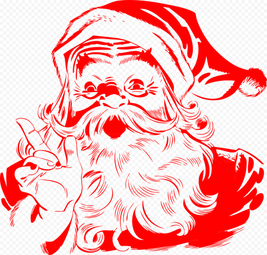 Santa Claus Red Vintage