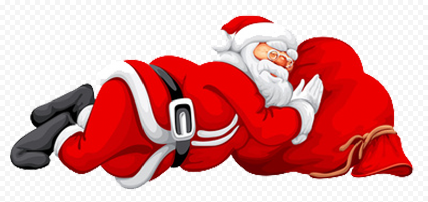 kisspng santa claus christmas cartoon sleep clip art santa claus 