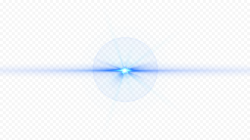 front blue lens flare