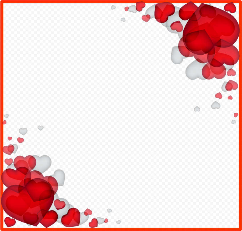 Valentine Frame PNG File