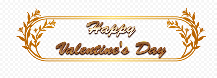 Happy Valentines Day Transparent Background