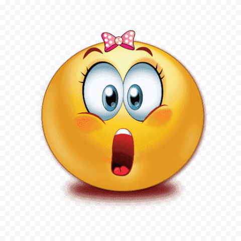 Shocked Emoji Transparent Background