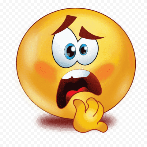 Scared Emoji PNG File