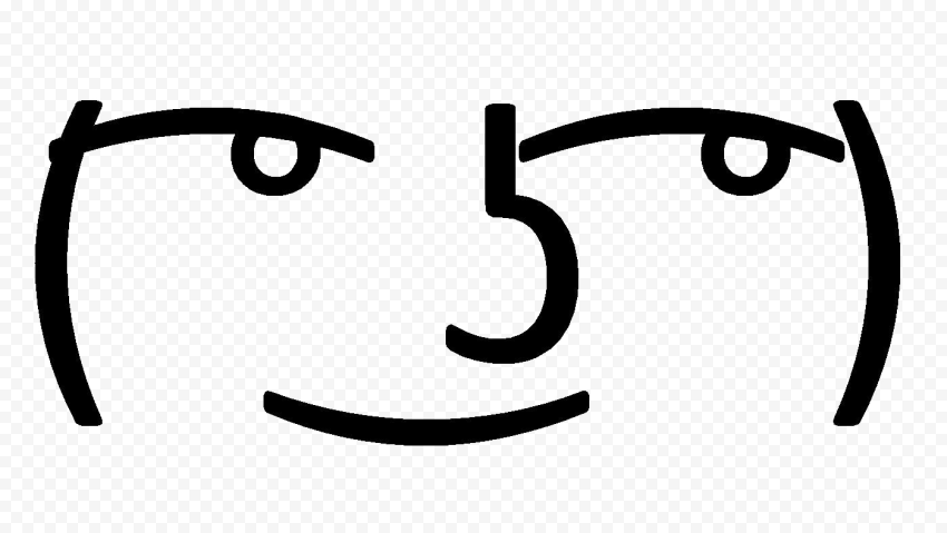 Lenny Face Meme PNG Free Download
