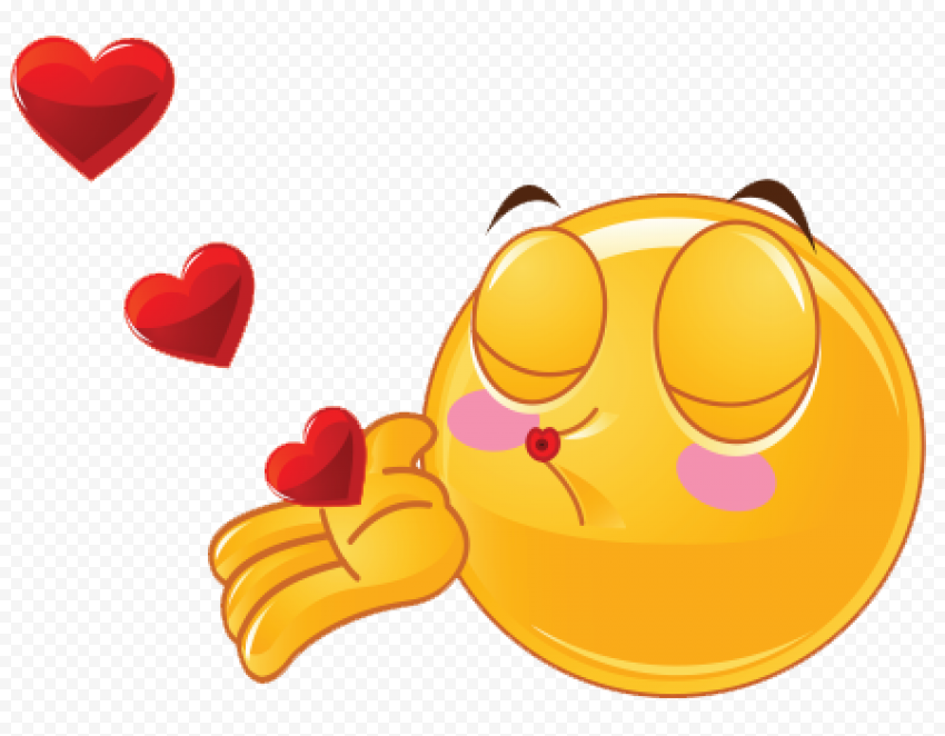 Kiss Smiley PNG Image