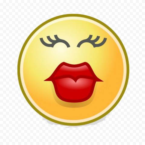 Kiss Smiley PNG File