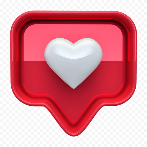 Png image 3D Instagram Notification Like Icon 