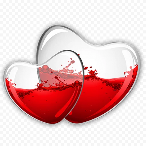 Two Hearts PNG Free Download