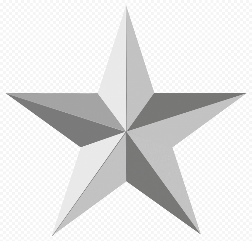 silver star png clipart