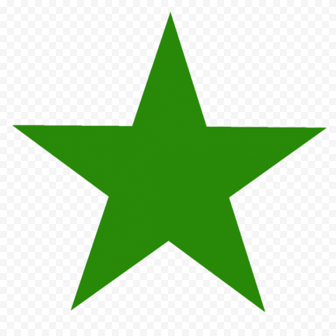 green star transparent background