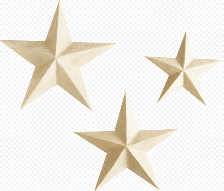 wooden star clipart