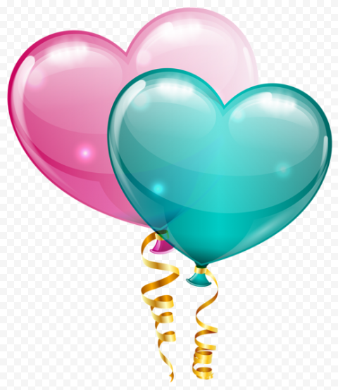 Heart Balloon PNG Transparent Image