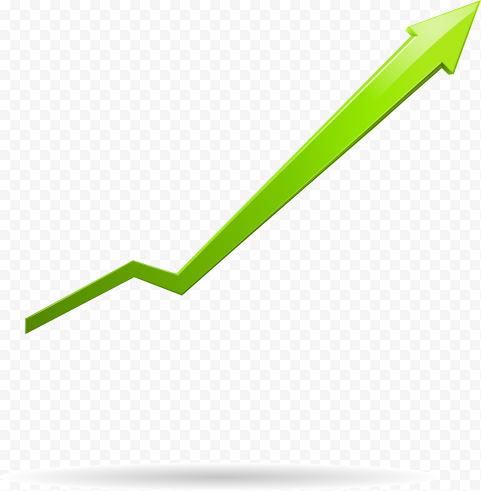 Green Economic Growth Upward Arrow Market   1423x1454