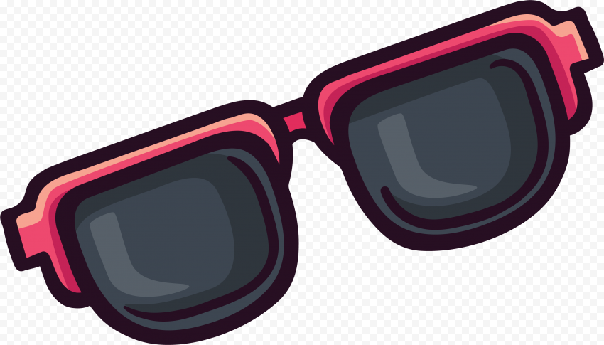 Goggles Sunglasses Sticker, Cute cartoon Sunglasses, cartoon Character, lens, cartoons