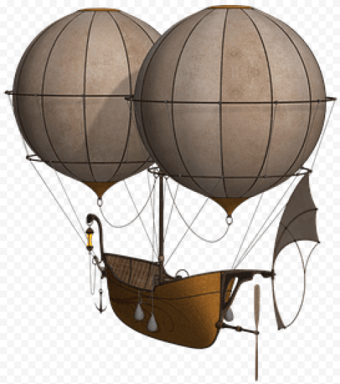 hot air balloon aircraft balloon airship f steampunk hot air balloon 273x308