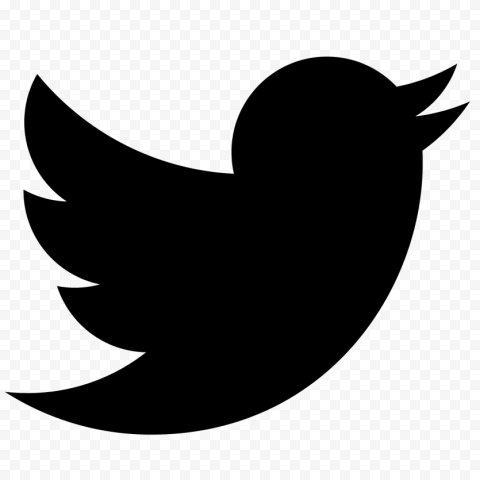 twitter logo png black