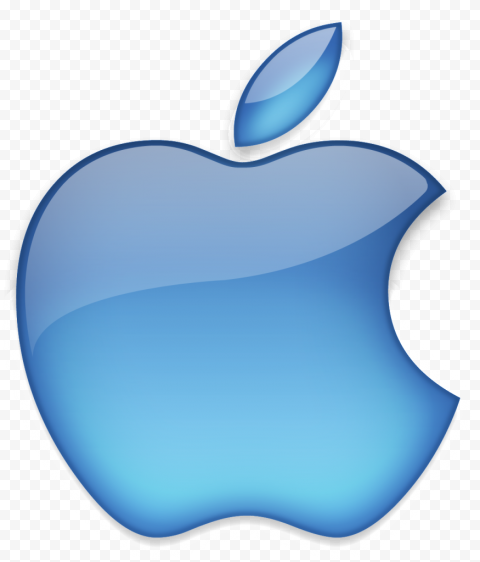 Apple Blue Logo PNG