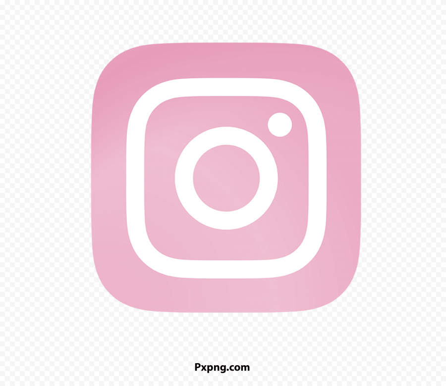 HD Pink instagram logo Background PNG