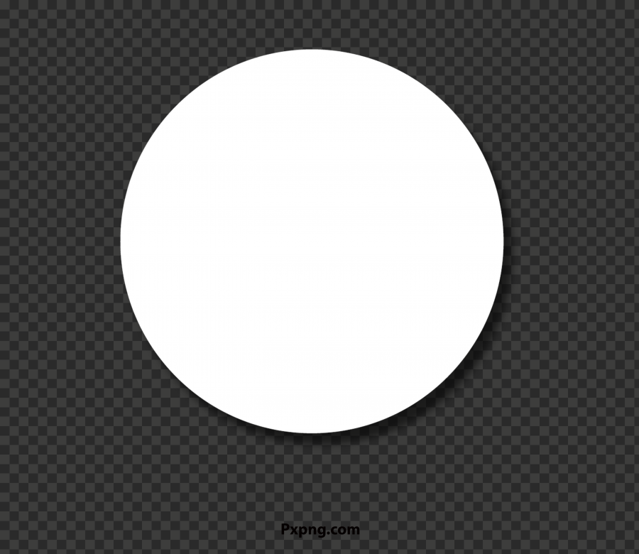 HD White Circle Background PNG IMG