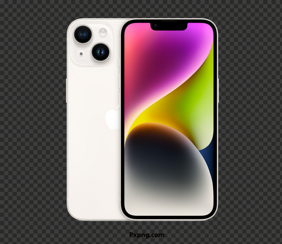 HD iphone 14 Starlight PNG IMG