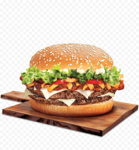 Cheese Burger King PNG File