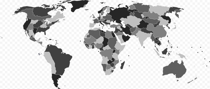 World Map High Resolution Flag No Background