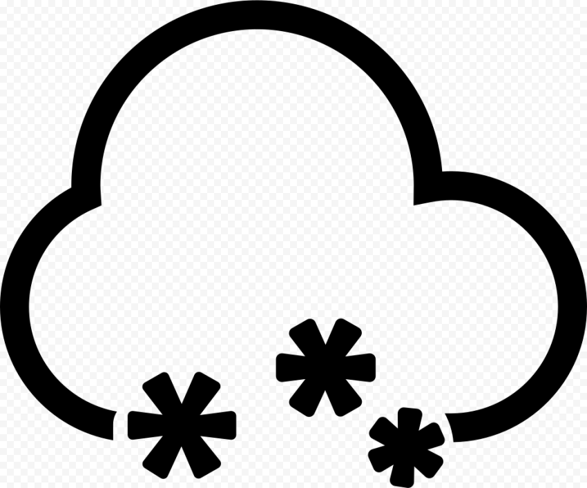 Snow Cloud Comments Snow Cloud Icon, HD Png Download