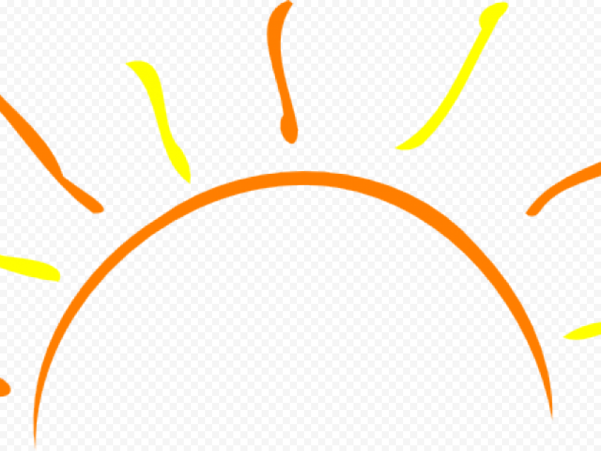 Rising Sun Clipart   Sunset, HD Png Download