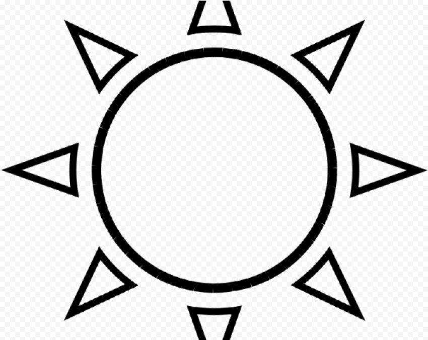 Inspirational Clipart Sun Vector   Black And White Transparent Sun Clipart, HD Png Download