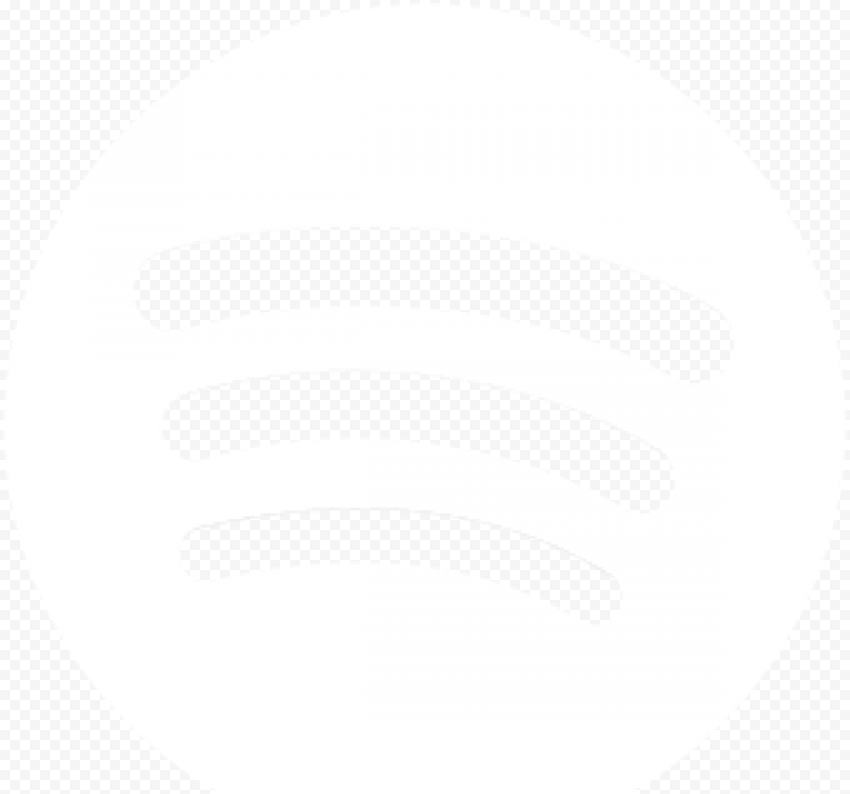 WHITE CIRCLE SPOTIFY LOGO PNG