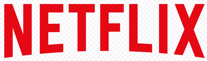 RED NETFLIX LOGO TEXT PNG