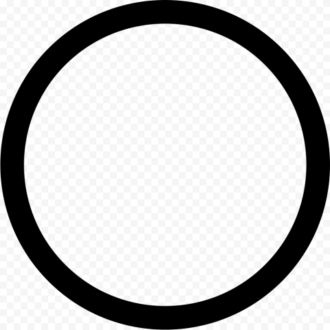 CIRCLE OUTLINE BLANK PNG ICON DOWNLOAD