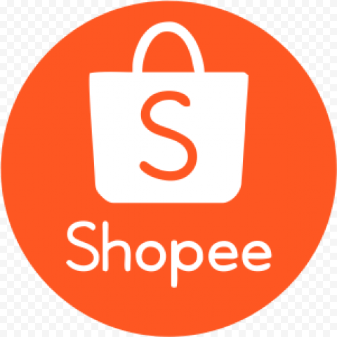 SHOPEE CIRCLE LOGO DESIGN, SHOPPING BAG
