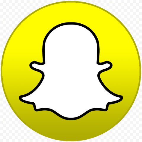 SNAPCHAT HD LOGO TRANSPARENT PNG