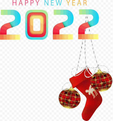 2022 Happy New Year 2022 New Year 2022, Bauble, Christmas ing, Christmas Tree, png