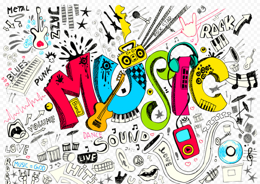 Music, Music logo, texture, comics, text png