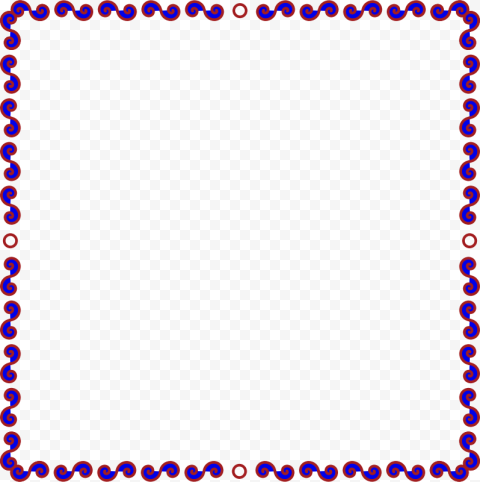 Decorative Text Box Frame Transparent