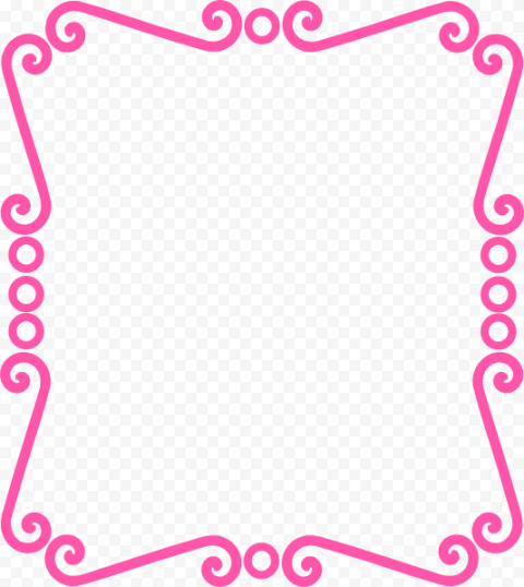 Decorative Text Box Frame PNG Transparent Image