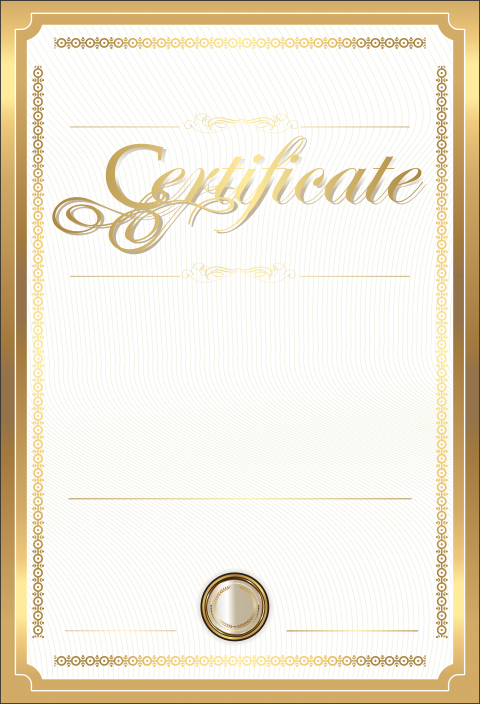 Certificate PNG High Quality Image