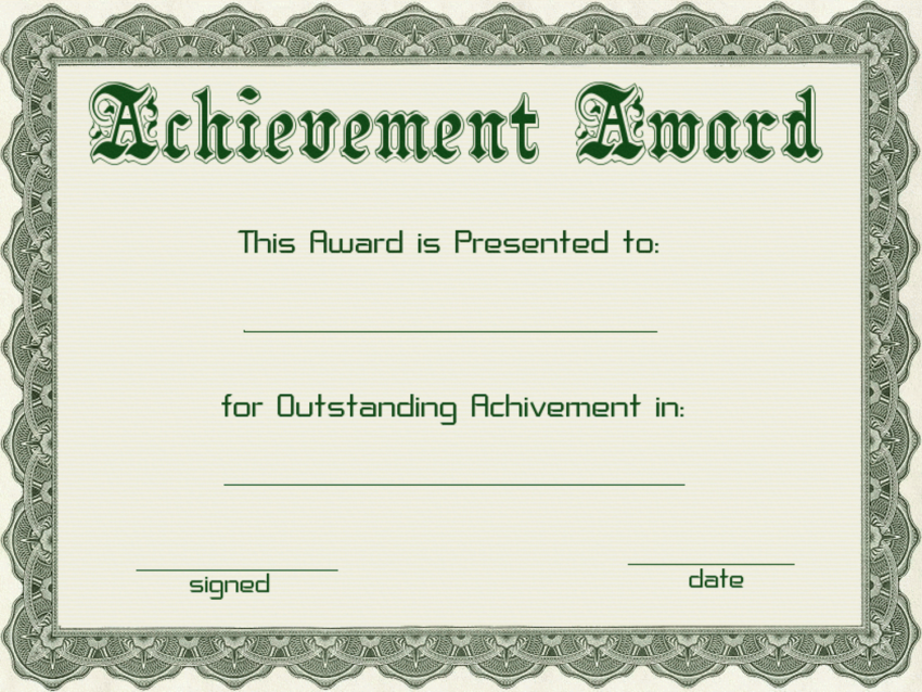 Certificate Template PNG Picture